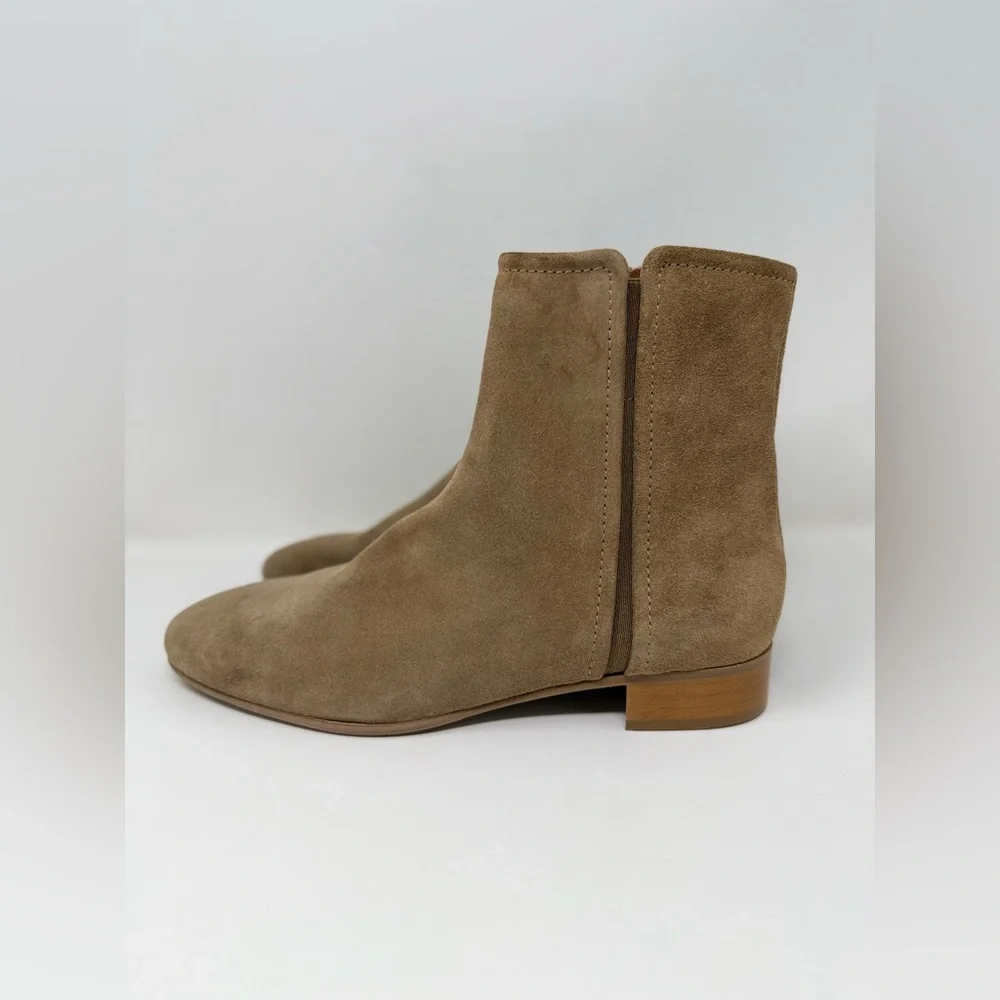 New Aquatalia Sahara Weatherproof Bootie Brown Suede Sz 9